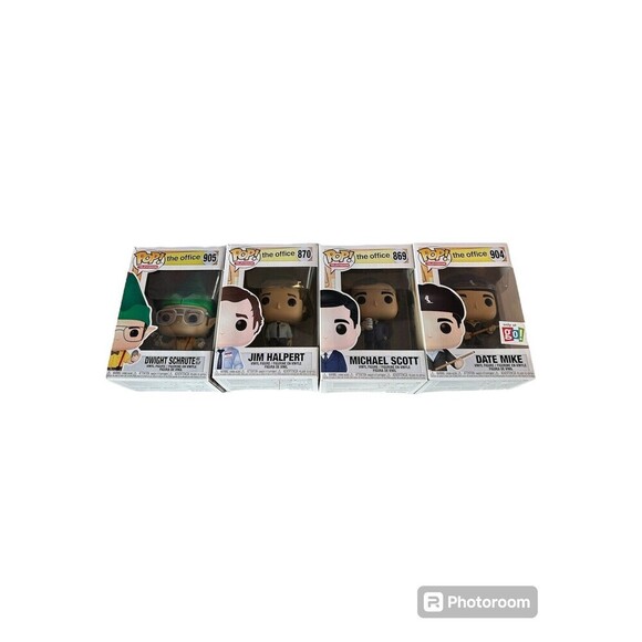 Funko Other - Lot Of 4 The Office Pop! Funkos New In Box- Jim, Michael, Date Mike, Dwight Elf